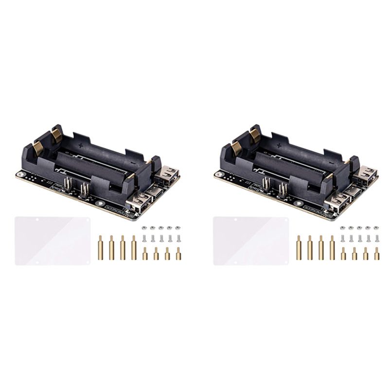 Raspberry Pi Uninterrupted Power Supply Ups 18650 - AA08-2X 라즈베리 파이 4 UPS 전원