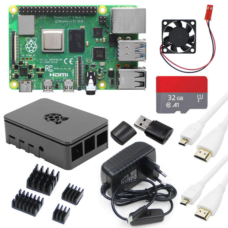 Raspberry Pi 4 8Gb Ram Kit - 라즈베리 파이 4B 8GB 기본 키트