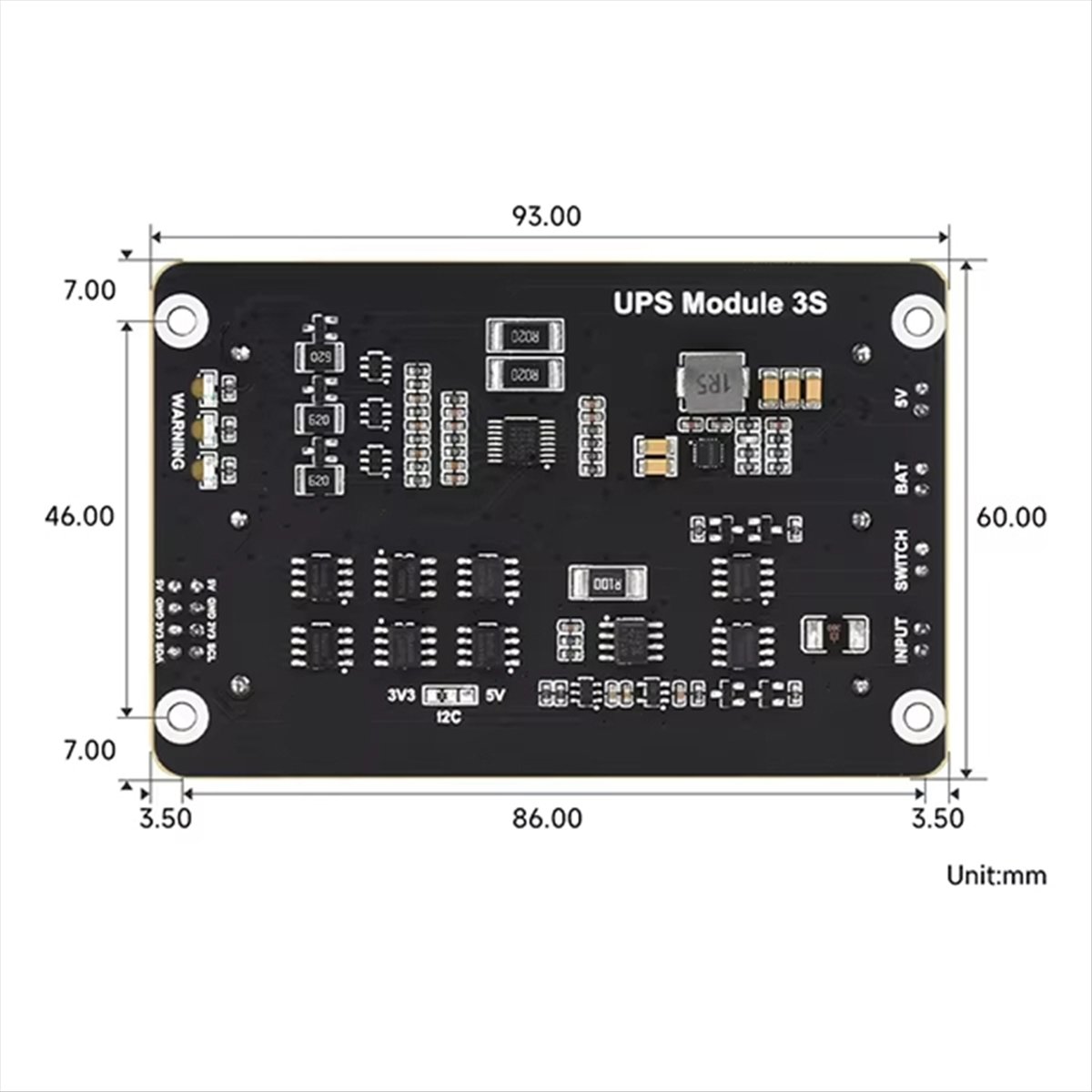 Raspberry Pi Uninterrupted Power Supply Ups 18650 - 지속력 있는- 라즈베리 파이 5 UPS