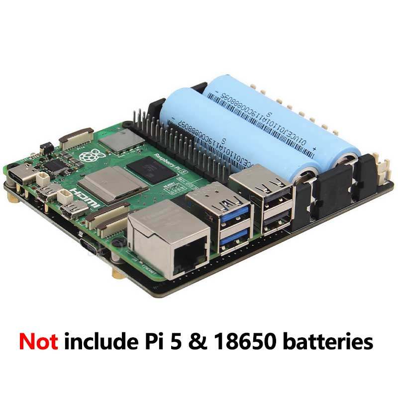 X1201 라즈베리 파이 5 UPS 전원 관리 확장 보 - Raspberry Pi Uninterrupted Power Supply Ups 18650 리뷰 및 가격
