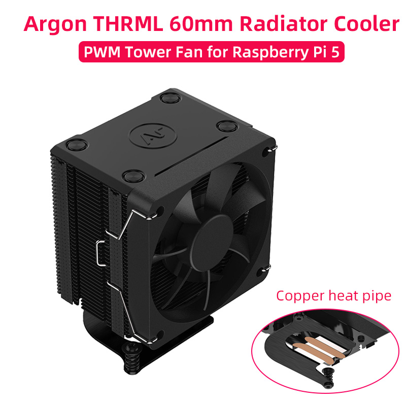 라즈베리 파이 5 아르곤 THRML 60mm 라디에이터 - Raspberry Pi Water Cooling Kit 리뷰 및 가격