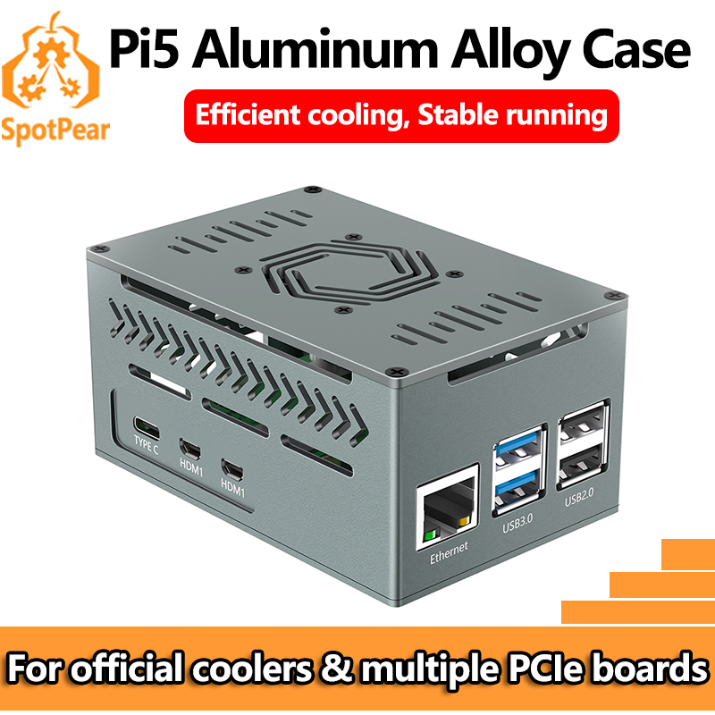 라즈베리 파이 5 알루미늄 금속 케이스(쿨러 PWM 팬 - Argon One V3 M.2 Nvme Case 리뷰 및 가격